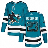 Sharks 23 Barclay Goodrow Teal Drift Fashion Adidas Jersey,baseball caps,new era cap wholesale,wholesale hats